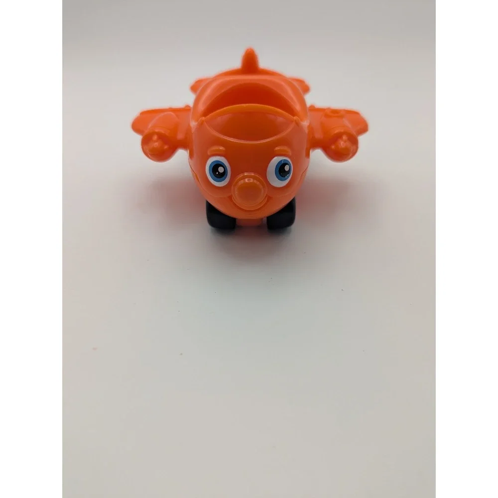 Fisher Price Little People Orange Airplane Toy 2-Seater 2001 Mattel 2312HZ Retro